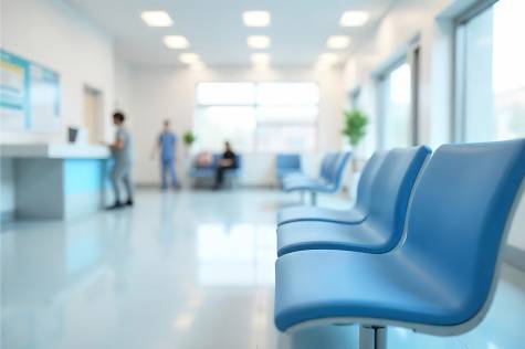 Foto: Wartebereich in Ärztezentrum