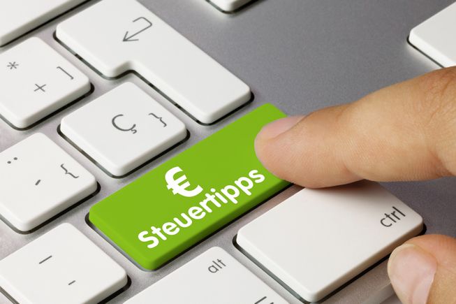 Foto: Taste mit Beschriftung Steuertipps